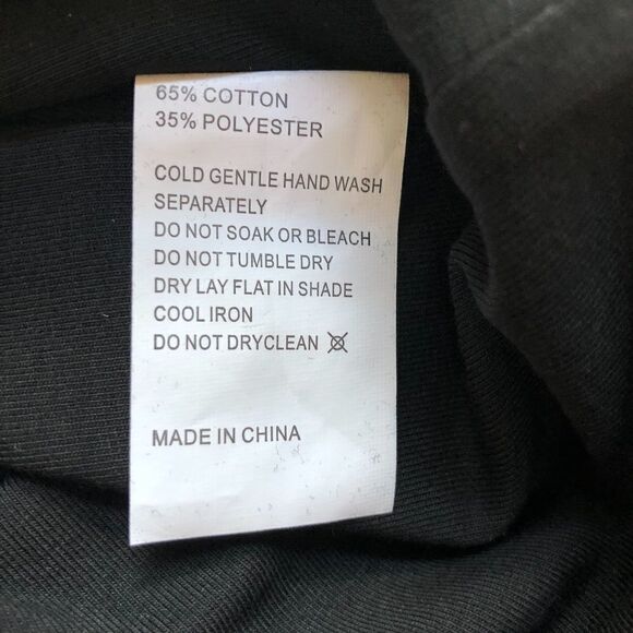 LF BLACK skirt Knit Stretch Pull On midi s… - Picture 6 of 6